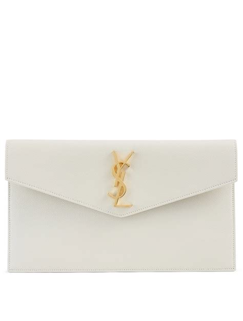 ysl envelope clutch white|buy ysl clutch online.